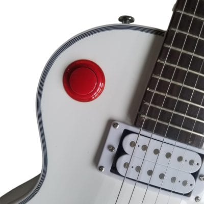 Custom Crown Alpine White Buckethead Guitar Push Button Kill Switch - Image 2