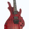 Custom Pulse Flame Dark Red Guitar