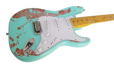 Custom Regent ST Aged Teal Green Guitar - Image 4