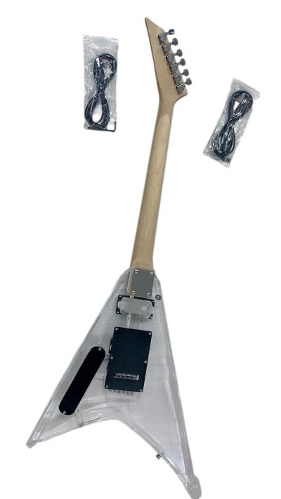 Custom Race Flying V Plexiglass Acrylic Guitar - Image 2
