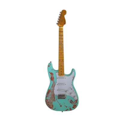 Custom Regent ST Aged Teal Green Guitar - Image 3