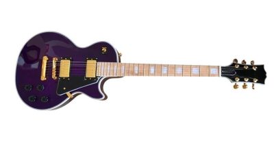 Custom Crown Traditional Purple Flame Maple Top Guitar - Image 8
