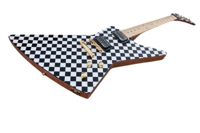 Custom Crown RN Hamer Checkerboard Guitar - Image 7
