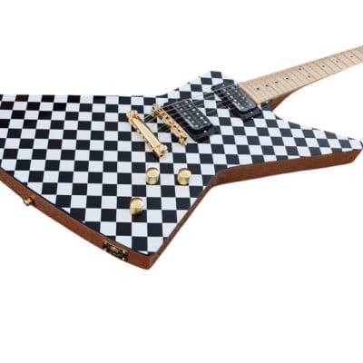 Custom Crown RN Hamer Checkerboard Guitar - Image 7