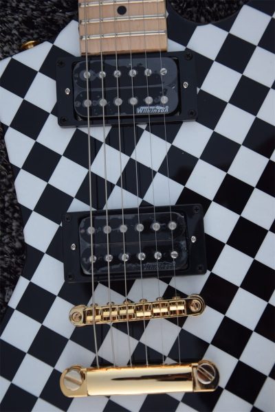 Custom Crown RN Hamer Checkerboard Guitar - Image 8