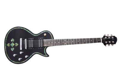 Custom Abyss Heart Abalone Guitar - Image 2