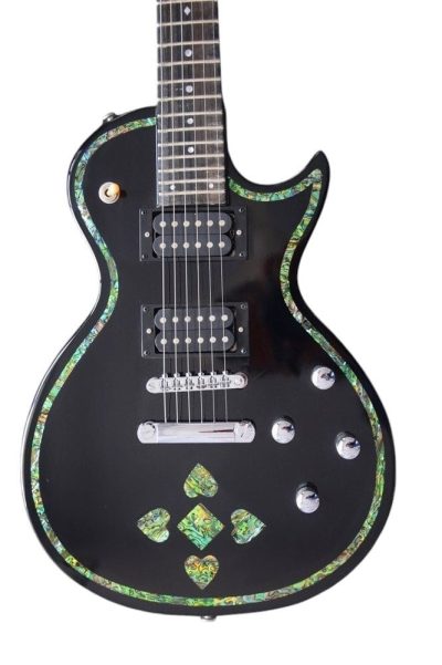 Custom Abyss Heart Abalone Guitar