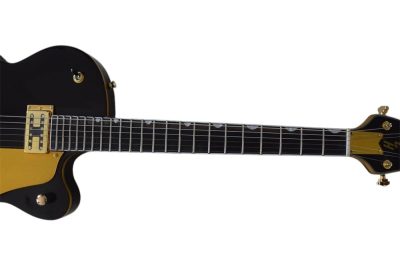 Custom Sovereign Black Falcon Center Block Single Cutaway Guitar - Image 5
