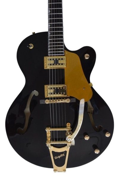 Custom Sovereign Black Falcon Center Block Single Cutaway Guitar