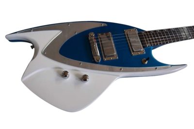 Custom Empire 400 Blue White Guitar - Image 4