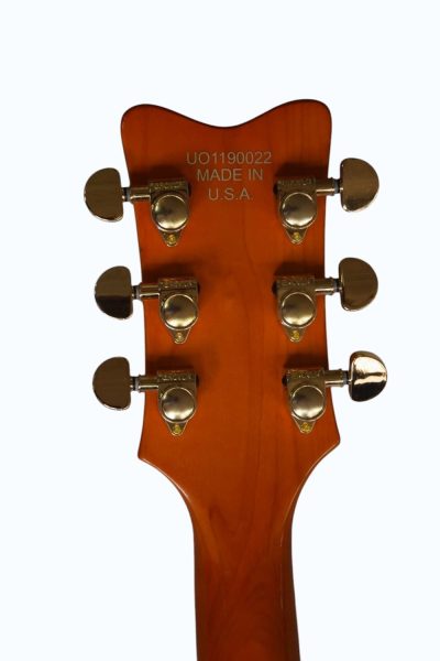 Custom Sovereign Orange Falcon Relic Single Cutaway Guitar - Image 9