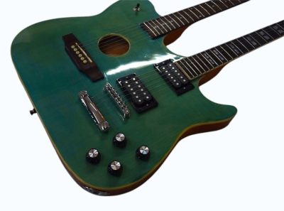 Custom Vile Double Neck Crossroads Guild Guitar - Image 7