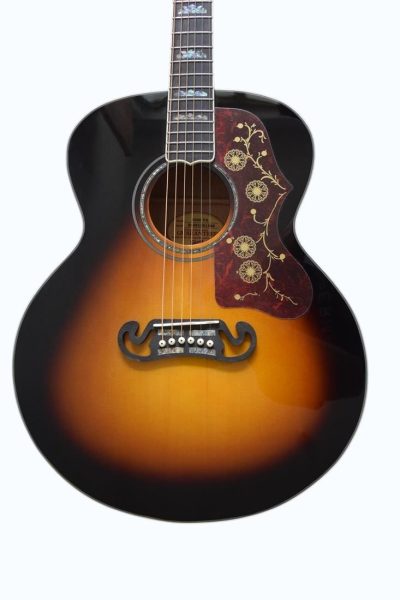 Custom Crown SJ200 Elvis Tobacco Burst Acoustic Guitar