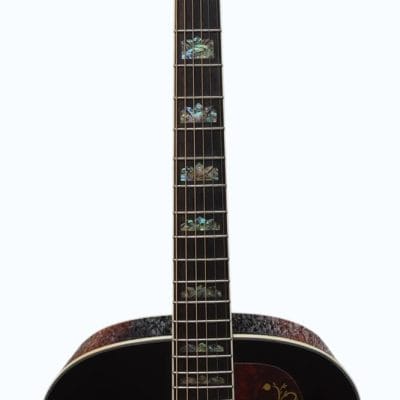 Custom Crown SJ200 Elvis Tobacco Burst Acoustic Guitar - Image 4