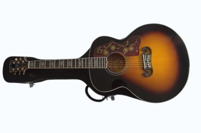 Custom Crown SJ200 Elvis Tobacco Burst Acoustic Guitar - Image 10