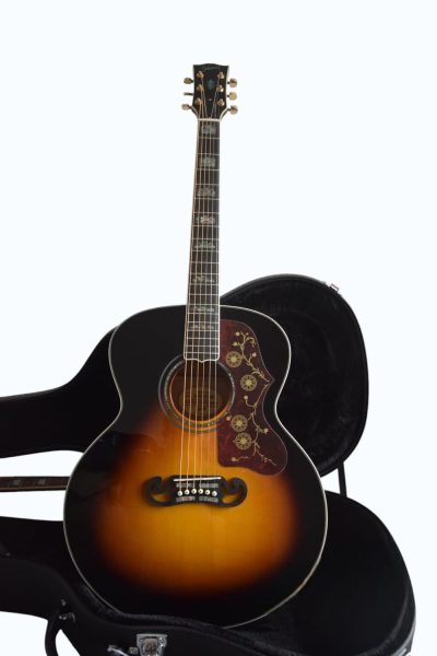 Custom Crown SJ200 Elvis Tobacco Burst Acoustic Guitar - Image 11