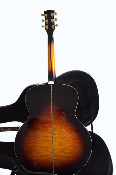 Custom Crown SJ200 Elvis Tobacco Burst Acoustic Guitar - Image 13