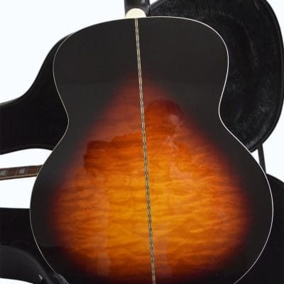 Custom Crown SJ200 Elvis Tobacco Burst Acoustic Guitar - Image 14