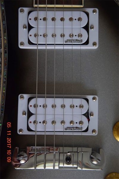 Custom Tribal Black Burst Moonsault Electric Guitar - Image 5