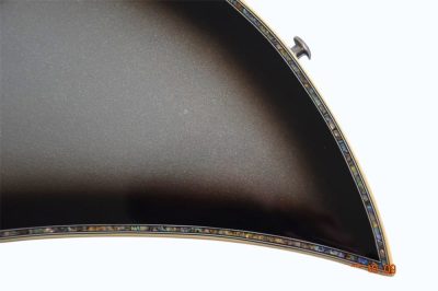Custom Tribal Black Burst Moonsault Electric Guitar - Image 6