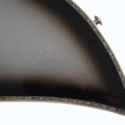 Custom Tribal Black Burst Moonsault Electric Guitar - Image 6
