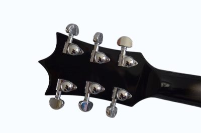 Custom Tribal Black Burst Moonsault Electric Guitar - Image 11