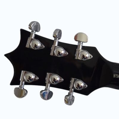 Custom Tribal Black Burst Moonsault Electric Guitar - Image 11