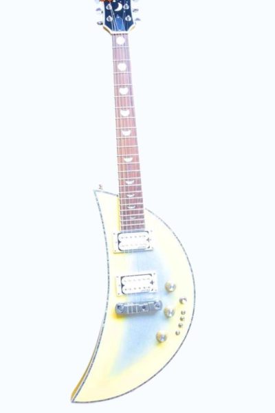 Custom Tribal Yellow Burst Moonsault Electric Guitar