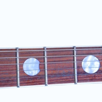 Custom Tribal Yellow Burst Moonsault Electric Guitar - Image 12