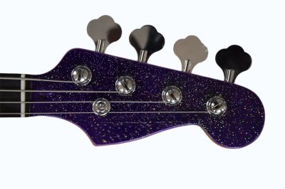 Custom Regent Sparkle Purple Jazz Bass - Image 4