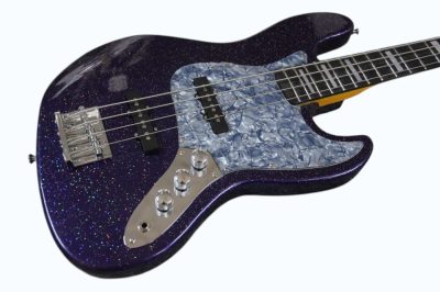 Custom Regent Sparkle Purple Jazz Bass - Image 6