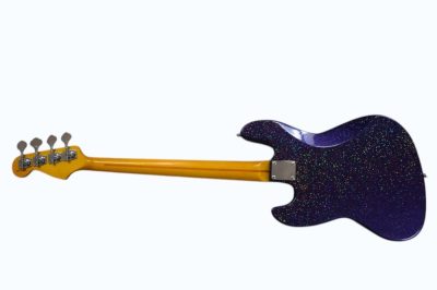 Custom Regent Sparkle Purple Jazz Bass - Image 7