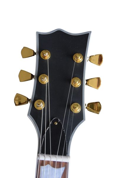 Custom Obsidian James Iron Cross Matte Black Electric Guitar - Image 7