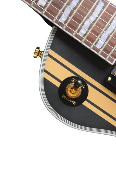 Custom Obsidian James Iron Cross Matte Black Electric Guitar - Image 9