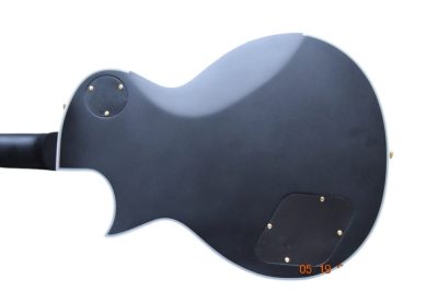 Custom Obsidian James Iron Cross Matte Black Electric Guitar - Image 11