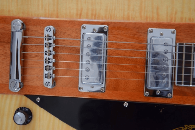 Custom Crown Firebird Natural Guitar Mini Humbuckers - Image 4