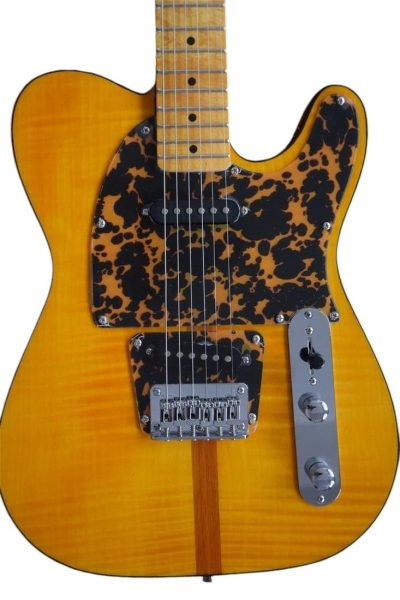 Custom Vale HS Mad Cat Amber Yellow Guitar