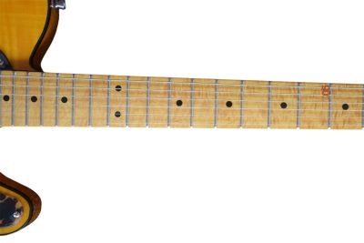 Custom Vale HS Mad Cat Amber Yellow Guitar - Image 4