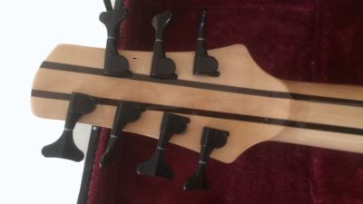 Custom Solis Imperial Natural 4 Pickups 7 String Bass - Image 7
