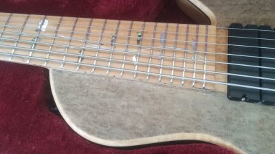 Custom Solis Imperial Natural 4 Pickups 7 String Bass - Image 9