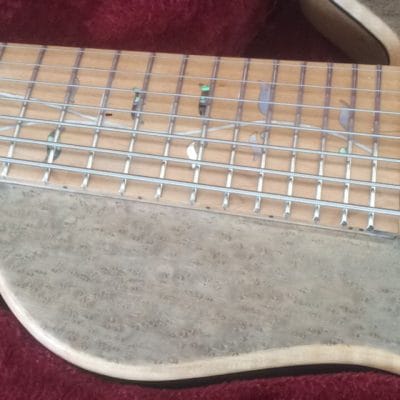 Custom Solis Imperial Natural 4 Pickups 7 String Bass - Image 9