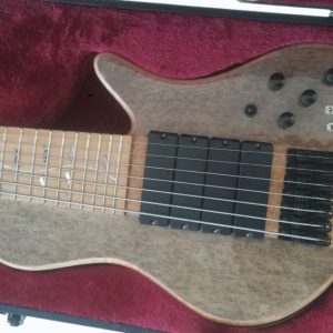 Custom Solis Imperial Natural 4 Pickups 7 String Bass