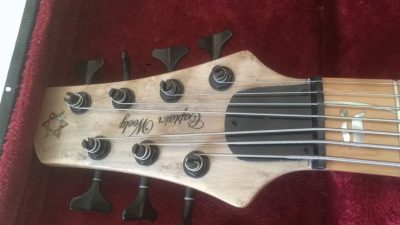 Custom Solis Imperial Natural 4 Pickups 7 String Bass - Image 11