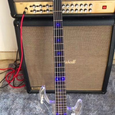 Custom Rift Plexiglass Aria Acrylic Bass - Image 3