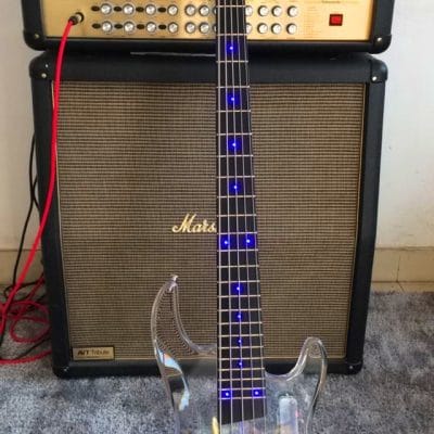 Custom Rift Plexiglass Aria Acrylic Bass - Image 4