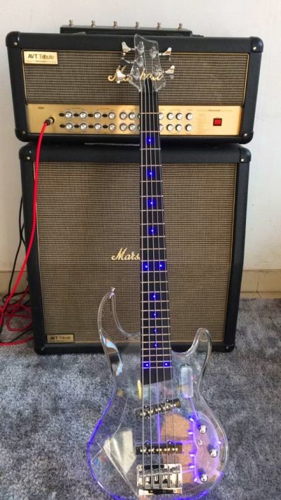 Custom Rift Plexiglass Aria Acrylic Bass - Image 4