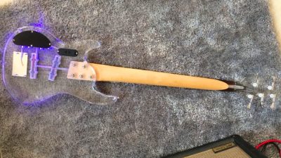Custom Rift Plexiglass Aria Acrylic Bass - Image 6