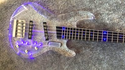 Custom Rift Plexiglass Aria Acrylic Bass - Image 2
