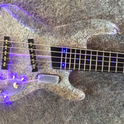 Custom Rift Plexiglass Aria Acrylic Bass - Image 2