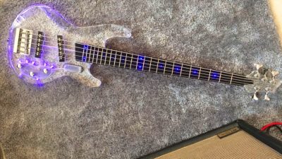 Custom Rift Plexiglass Aria Acrylic Bass - Image 8